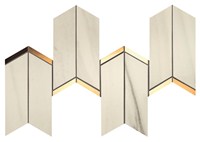 CHEVRON BIANCO FANTASTICO 17x41,4
